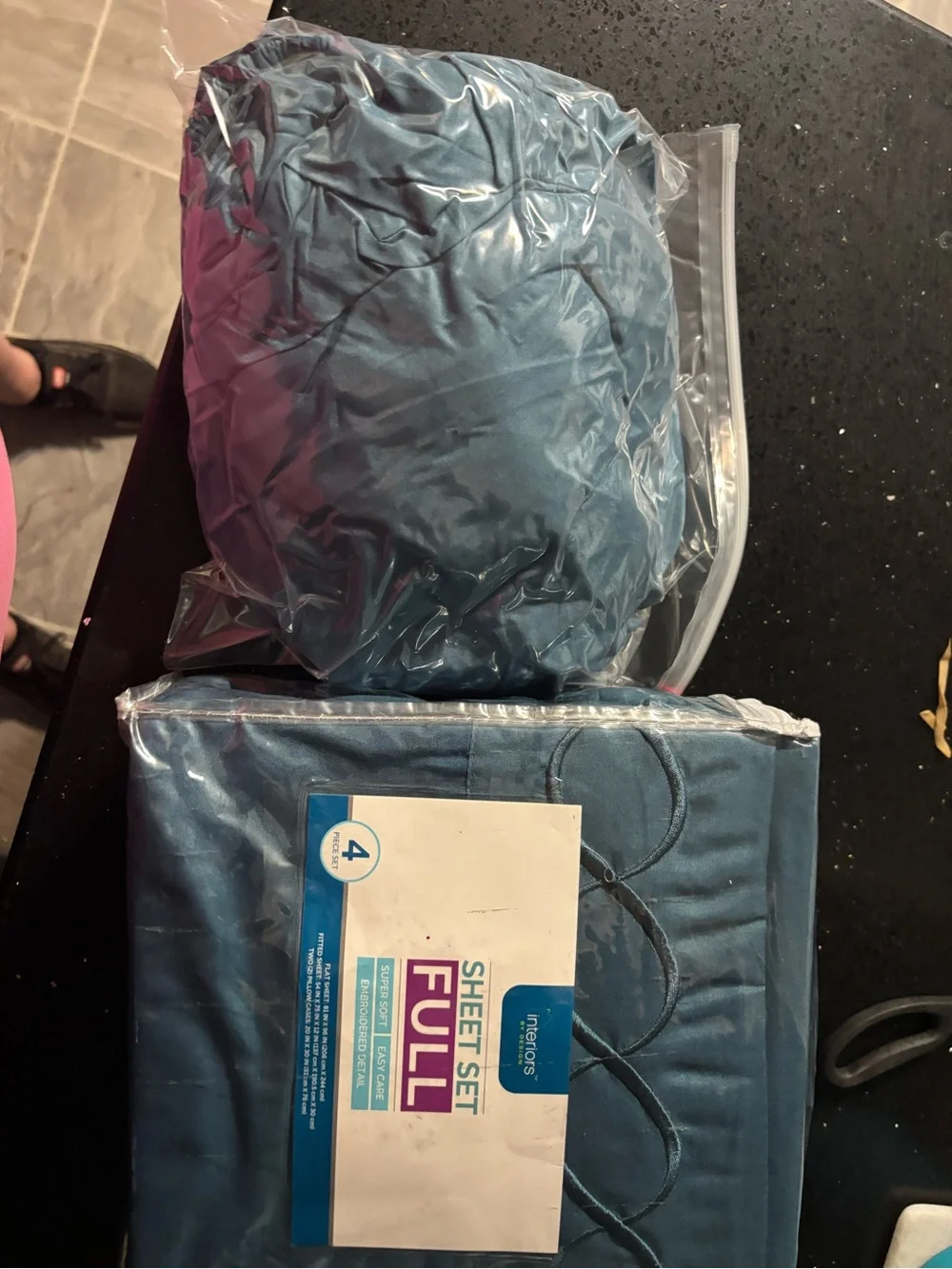 Full Sheet Set in Teal - 4 Piece